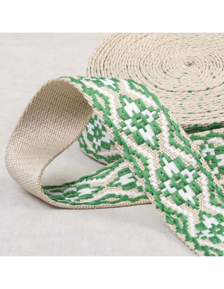 Cintura etnica - Verde brillante