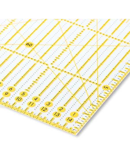 Regola patchwork Omnigrid angoli 15 x 60 cm