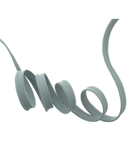 Cordoncino tutto tessuto 10 mm - Grigio medio