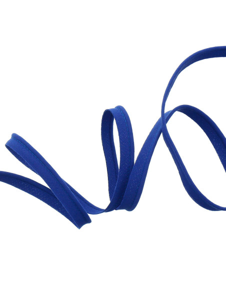 Cordoncino tutto tessuto 10 mm - Blu di Francia
