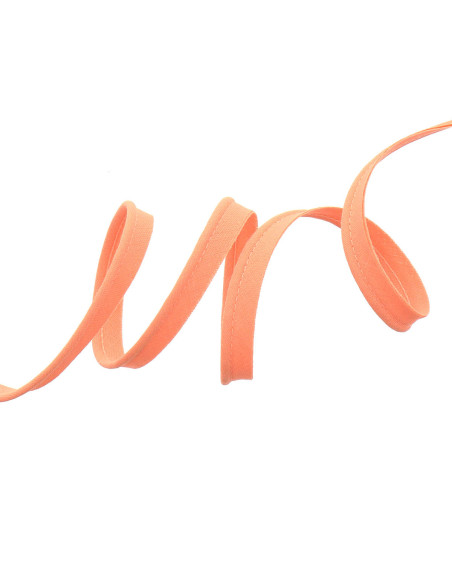 Cordoncino tutto tessuto 10 mm - Salmone