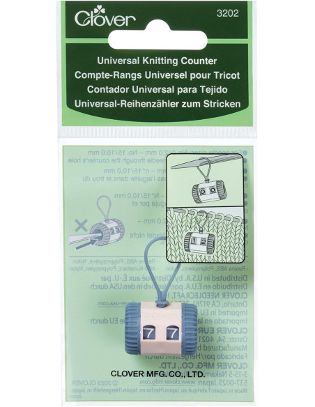 Contatore di giri universale per maglieria Clover