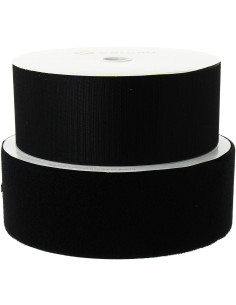 Rotolo di 25 metri di adesivo nero VELCRO® Brand largo 100 mm