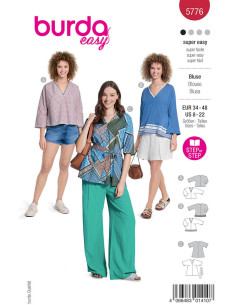 Modello di camicetta - Burda 5776