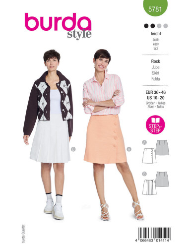 Modello di gonna - Burda 5781