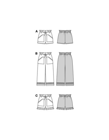 Modello di pantaloni - Burda 5808