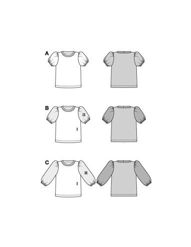 Modello di T-shirt - Burda 5809