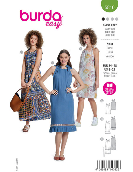 Modello di abito - Burda 5810