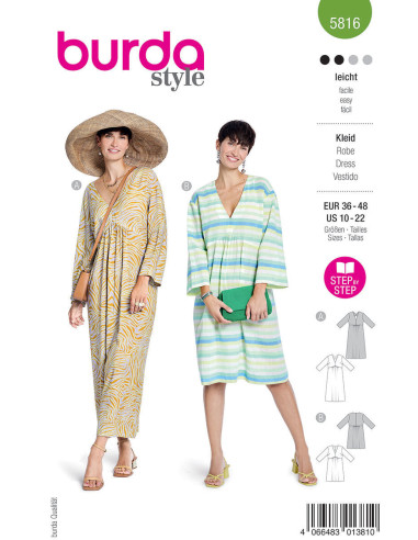 Modello di abito - Burda 5816