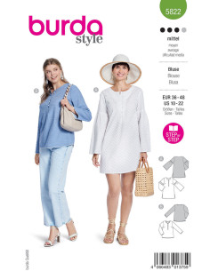 Modello di camicetta - Burda 5822