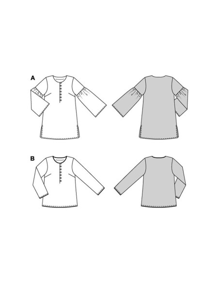 Modello di camicetta - Burda 5822