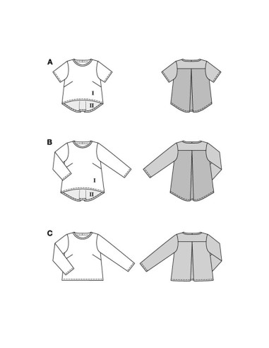 Modello di T-shirt - Burda 5831