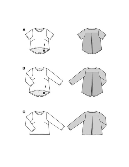 Modello di T-shirt - Burda 5831