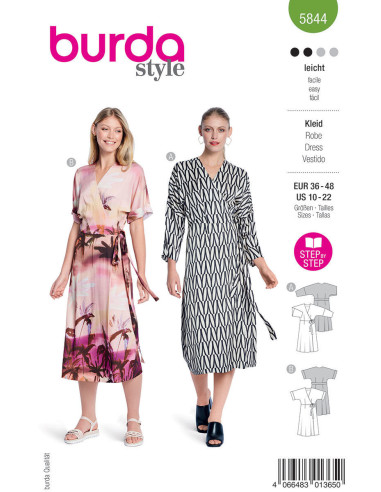 Modello di abito - Burda 5844