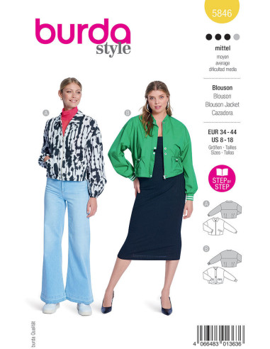 Modello di giacca - Burda 5846