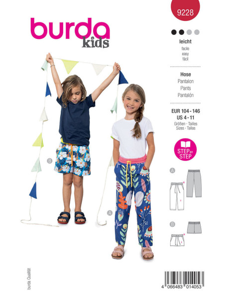 Modello di pantaloni - Burda 9228