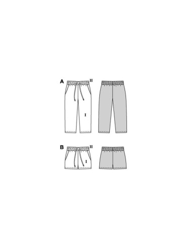 Modello di pantaloni - Burda 9228