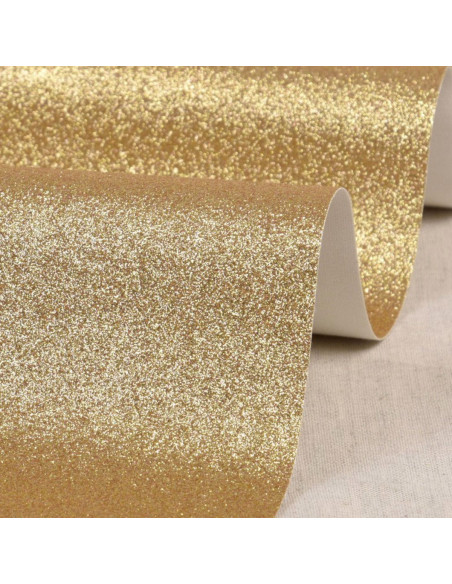 Foglio glitter 50 x 70 cm - Oro chiaro
