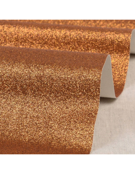 Foglio glitter 50 x 70 cm - Arancione
