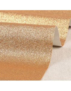 Foglio glitter 50 x 70 cm - Oro scuro