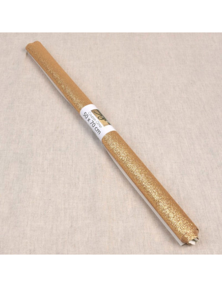 Foglio glitter 50 x 70 cm - Oro scuro