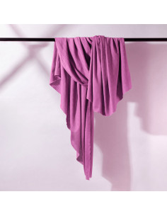Tessuto cotone viscosa Flake Bubble Gum - Atelier Brunette