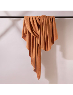 Tessuto cotone viscosa Flake Pecan Pie - Atelier Brunette