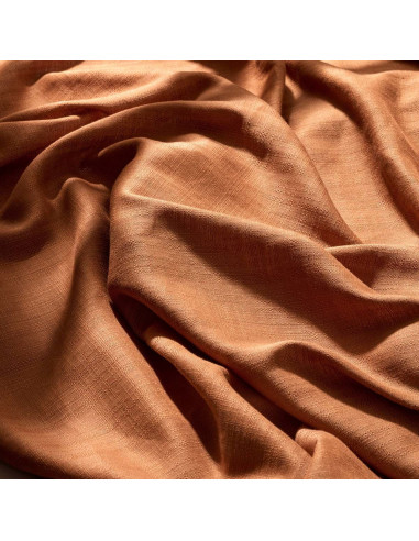 Tessuto cotone viscosa Flake Pecan Pie - Atelier Brunette
