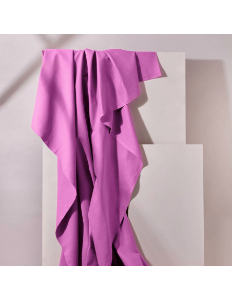 Tessuto gabardine di cotone Bubble Gum - Atelier Brunette