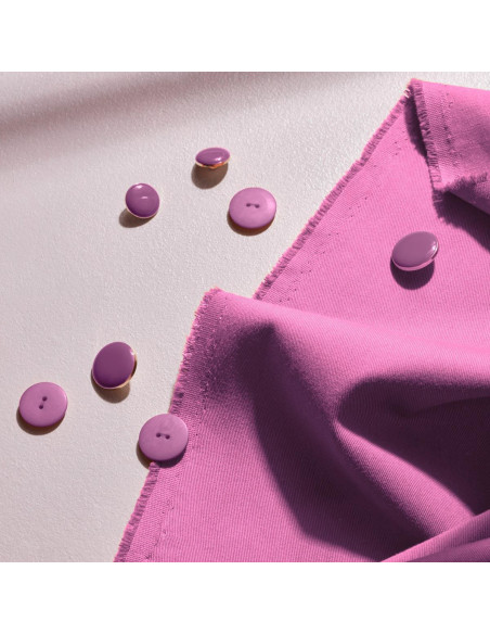 Tessuto gabardine di cotone light Bubble Gum - Atelier Brunette