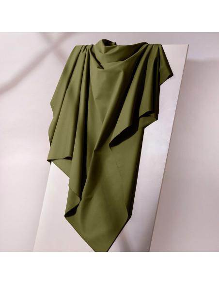 Tessuto gabardine di cotone light Ivy Green - Atelier Brunette