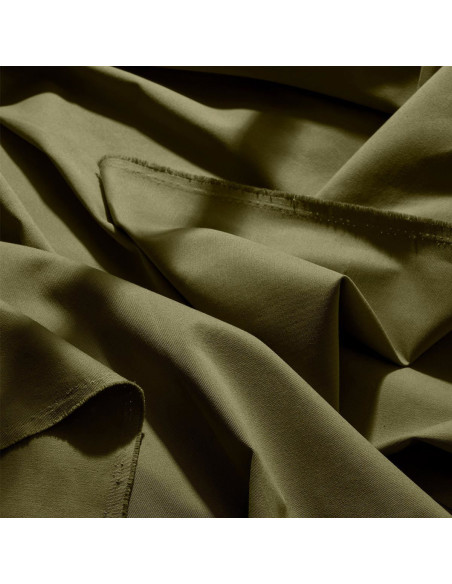 Tessuto gabardine di cotone light Ivy Green - Atelier Brunette
