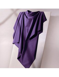 Tessuto gabardine di cotone light Majestic Purple - Atelier Brunette