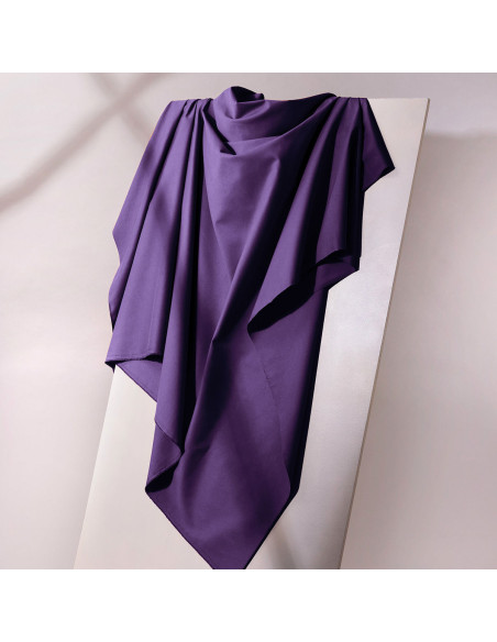 Tessuto gabardine di cotone light Majestic Purple - Atelier Brunette