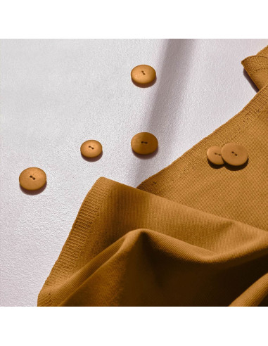 Tessuto gabardine di cotone light Ochre - Atelier Brunette