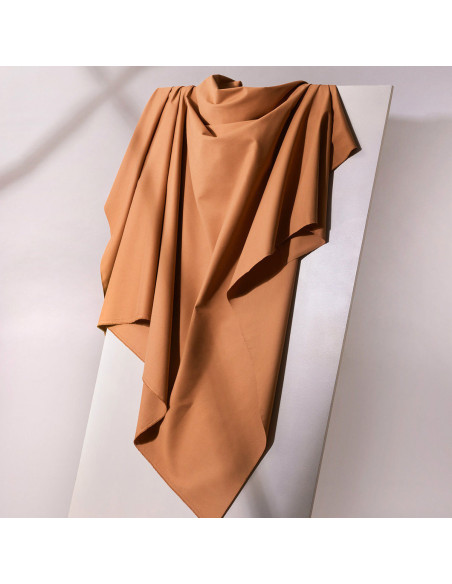 Tessuto gabardine di cotone light Pecan Pie - Atelier Brunette