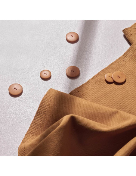Tessuto gabardine di cotone Pecan Pie - Atelier Brunette