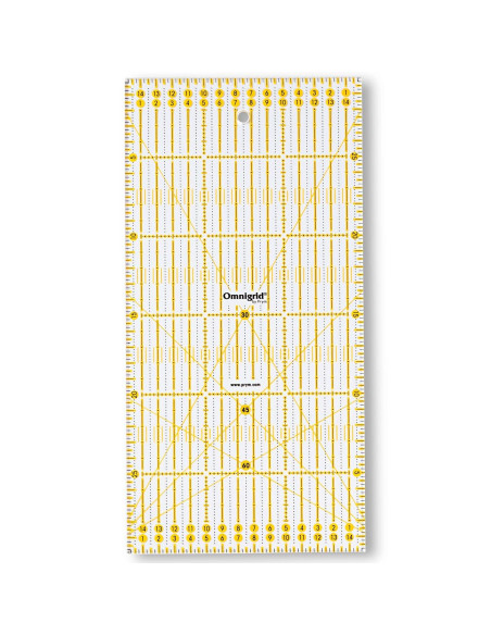 Righello patchwork Omnigrid angoli 15 x 30 cm