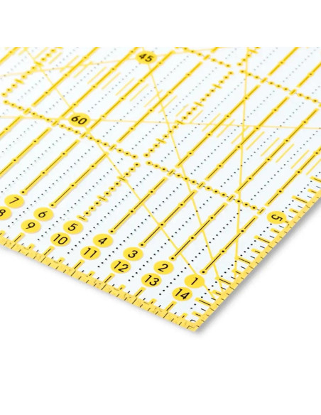 Righello patchwork Omnigrid angoli 15 x 30 cm