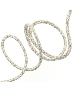 Laccio per felpa fantasia - Bianco, beige e écru
