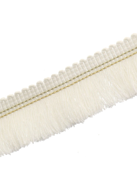 Frangia impunturata oro 30 mm - Crema