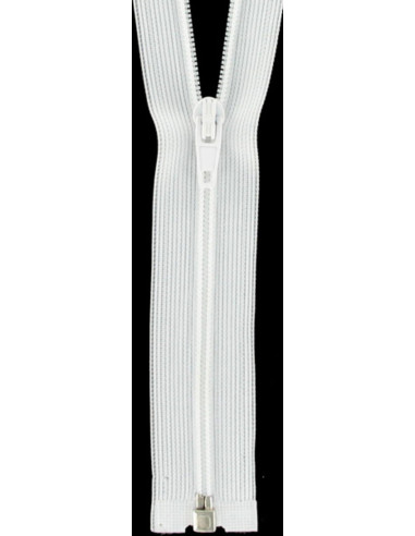 Chiusura separabile in nylon super fine - Bianco