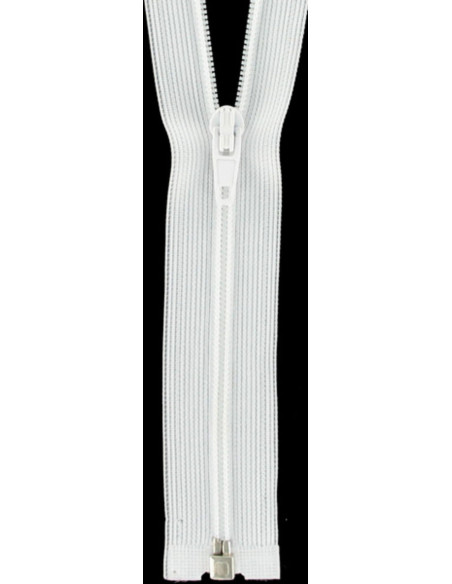Chiusura separabile in nylon super fine - Bianco