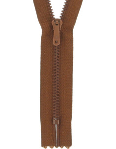 Cerniera pantalone - Marrone medio