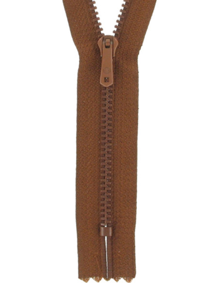 Cerniera pantalone - Marrone medio