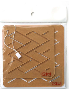 Set di 2 modelli per stencil sashiko - Higaki 2