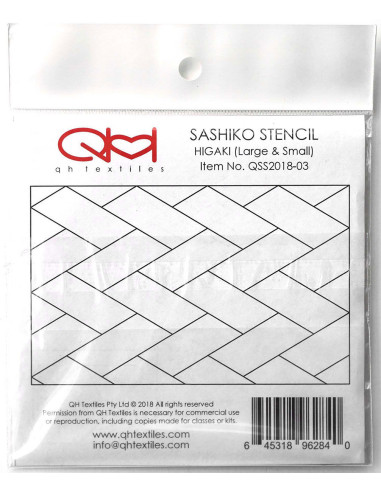Set di 2 modelli per stencil sashiko - Higaki