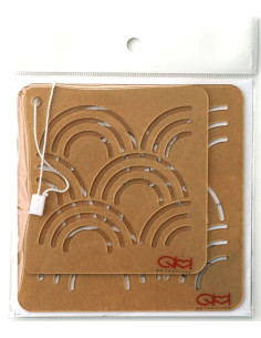 Set di 2 modelli per stencil sashiko - Seikai-Ha 2