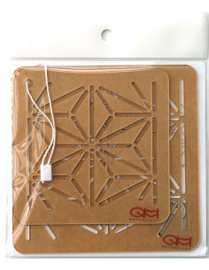Set di 2 modelli per stencil sashiko - Asano-Ha 2