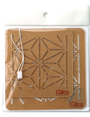Set di 2 modelli per stencil sashiko - Asano-Ha